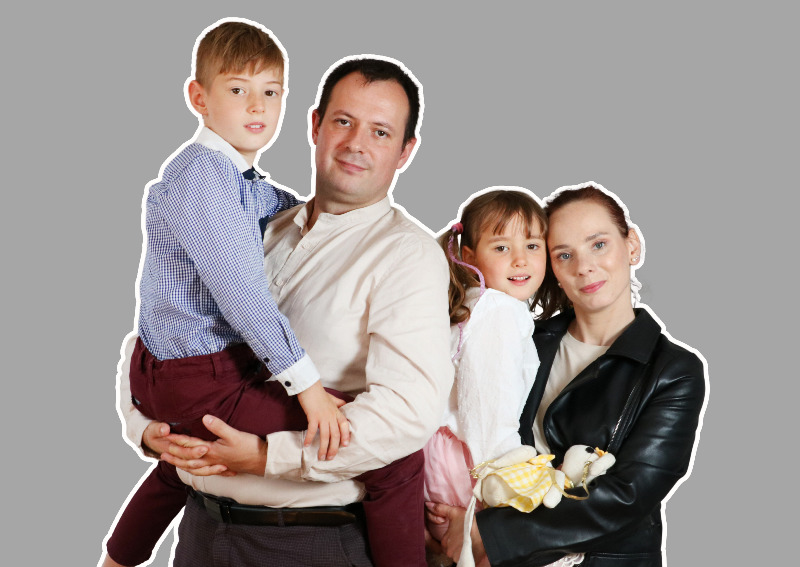 Zdjęcie rodziny Bzowscy